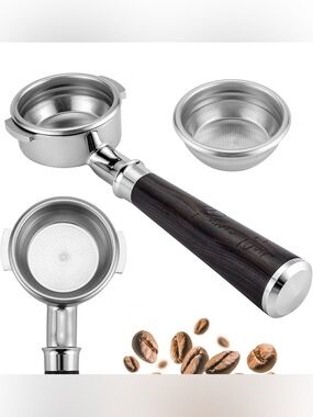 58mm Pawn Nior Bottomless Espresso Portafilter 2 Ears - 2 Pack Open Boxes